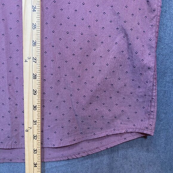 Travis Mathew Mens Patterned Button-Up Short-Sleeve Shirt XXXL - Picture 9 of 10